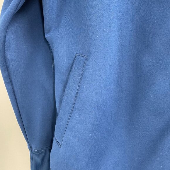 Nike Golf Dri Fit Blue Full Zip Collarless Jacket Mens Size Large Outdoor - Picture 13 of 13